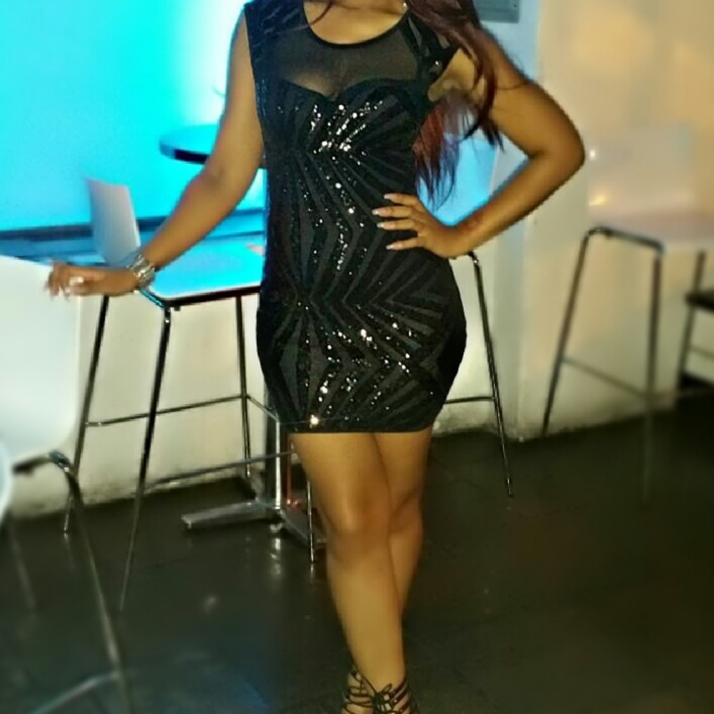 Windsor sequin mini dress